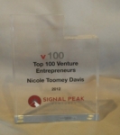 Signal Peak v100 Top 100 Venture Entrepreneurs 2012 Nicole Toomey Davis