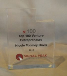 Signal Peak v100 Top 100 Venture Entrepreneurs 2012 Nicole Toomey Davis