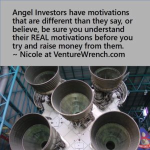 Angels have motivations different than they say.