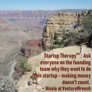 Startup Therapy - Ask everyone why they want to do this startup