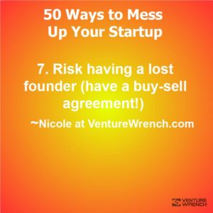 50 Ways to Mess Up #7 Risk having a lost founder